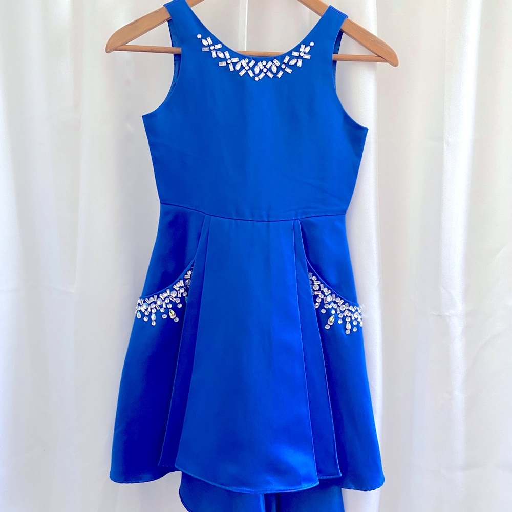 Rare Edition Special Occasion Dress Royal Blue
